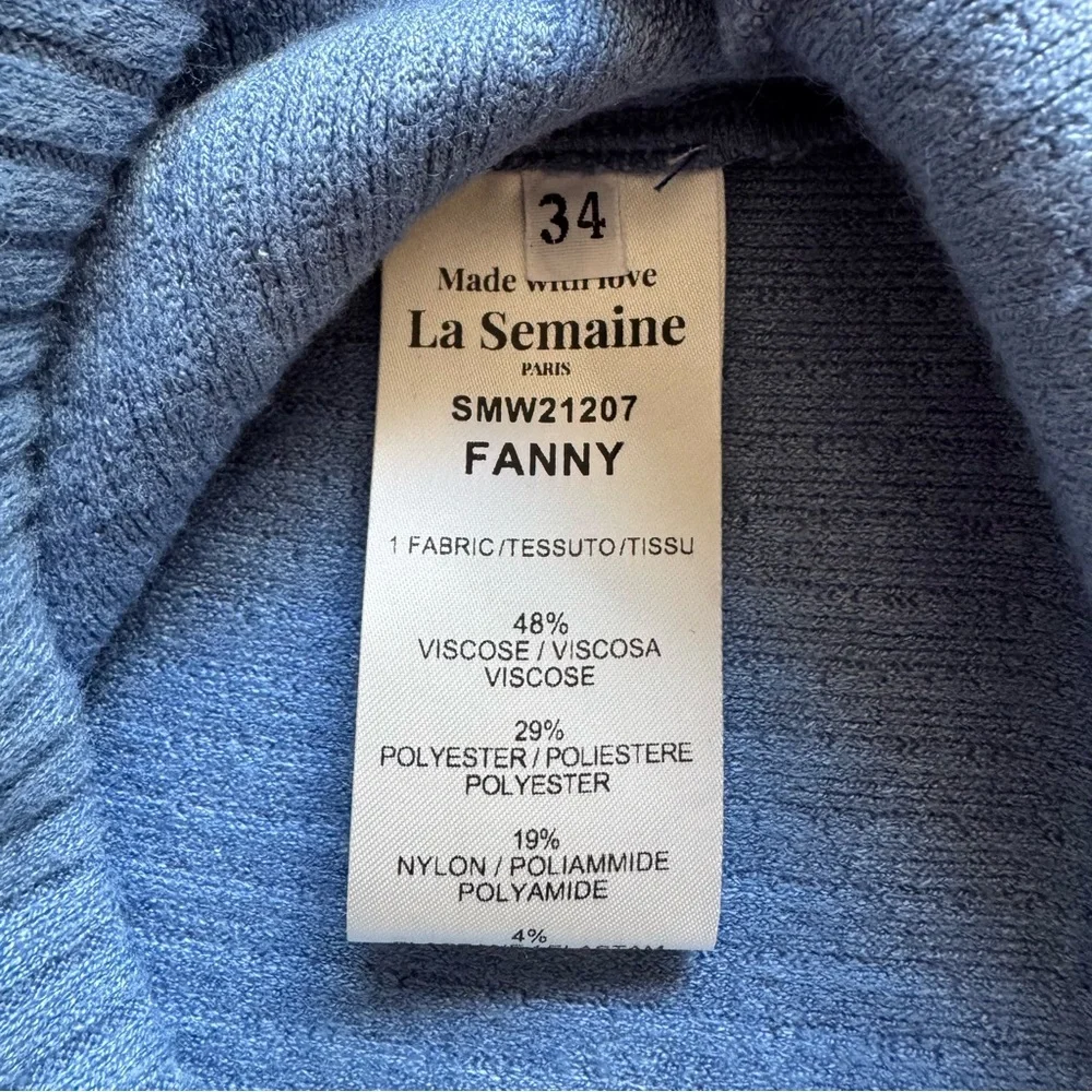 LA SEMAINE Fanny TOP Blue Size34